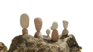 stone balancing offagna